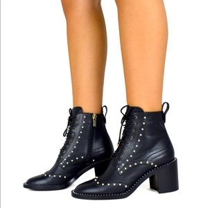 Jimmy Choo “Hannah” Pearl Combat Boot SZ 41